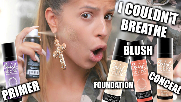 SPRAY PAINT MAKEUP? WTF | HIT OR MISS?