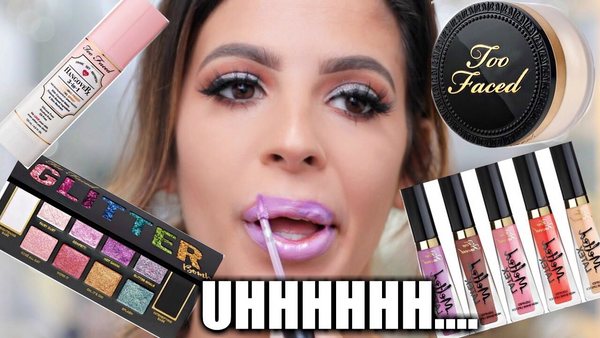 NEW TOOFACED MAKEUP | GLITTER BOMB & ETHEREAL SETTING POWDER | HIT OR MISS?